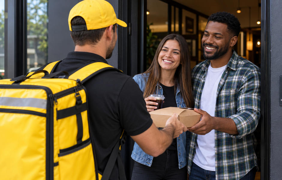 Delivery organizado em múltiplos canais