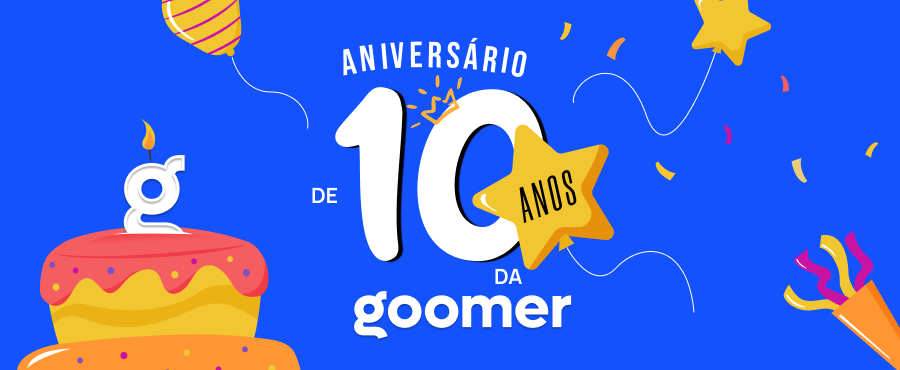 Aniversário de 10 anos da Goomer: vem receber seu presente